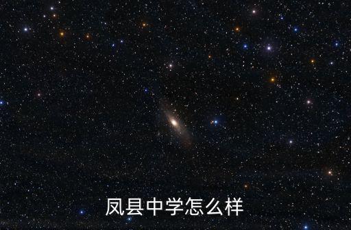鳳縣中學怎么樣