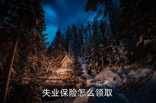 失業(yè)保險怎么領取