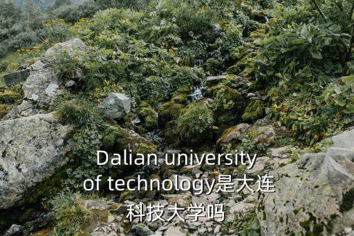 大連科技大學，大連科技大學好不好