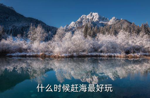 什么時候趕海最好玩