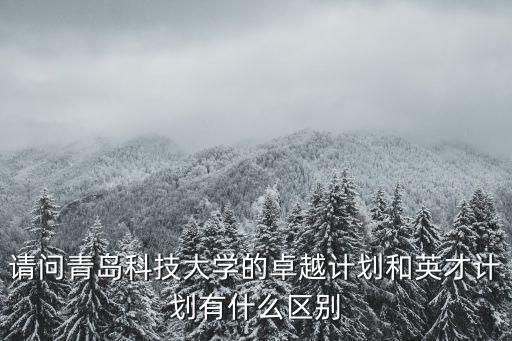 英才計劃，參加英才計劃對高考又用么