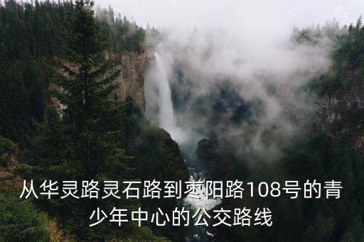 從華靈路靈石路到棗陽路108號的青少年中心的公交路線
