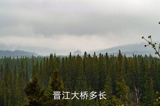 晉江大橋多長
