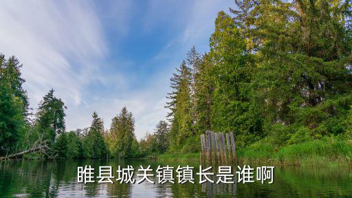 高明山，睢縣城關鎮鎮長是誰啊