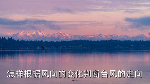 怎樣根據風向的變化判斷臺風的走向