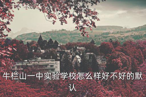 牛欄山一中實驗學校怎么樣好不好的默認