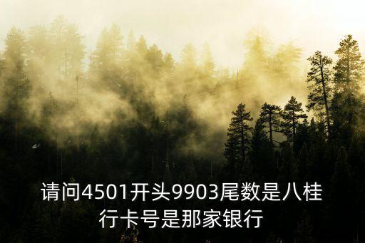 請(qǐng)問(wèn)4501開(kāi)頭9903尾數(shù)是八桂行卡號(hào)是那家銀行