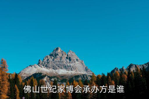 世紀家博會，佛山世紀家博會承辦方是誰
