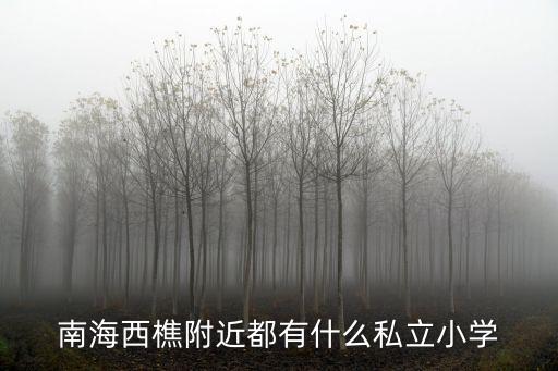 南海西樵附近都有什么私立小學(xué)