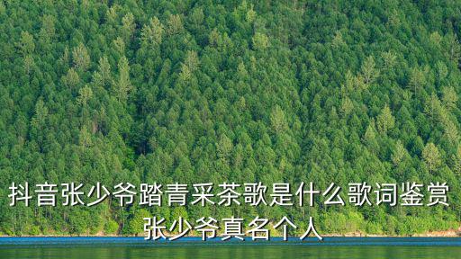 踏青采茶，新白娘子傳奇踏青 采茶唱段 后半部分女聲獨唱的 就是山崗的