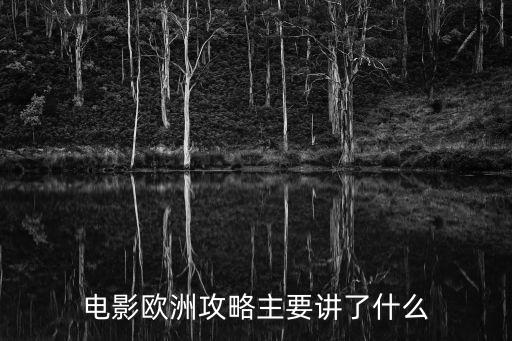 歐洲攻略電影，電影歐洲攻略主要講了什么
