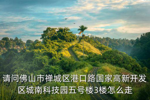 請問佛山市禪城區港口路國家高新開發區城南科技園五號樓3樓怎么走