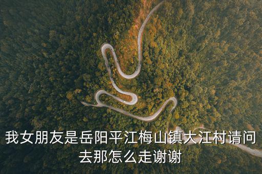 我女朋友是岳陽平江梅山鎮大江村請問去那怎么走謝謝
