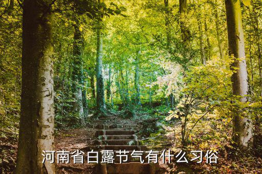 白露習(xí)俗，河南省白露節(jié)氣有什么習(xí)俗