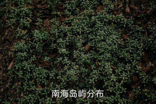 南海島嶼分布