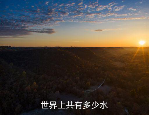 世界上共有多少水