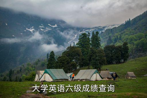 大學(xué)英語(yǔ)六級(jí)成績(jī)查詢