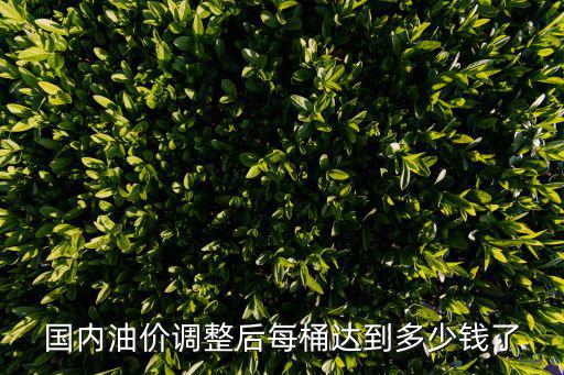 國內油價調整后每桶達到多少錢了
