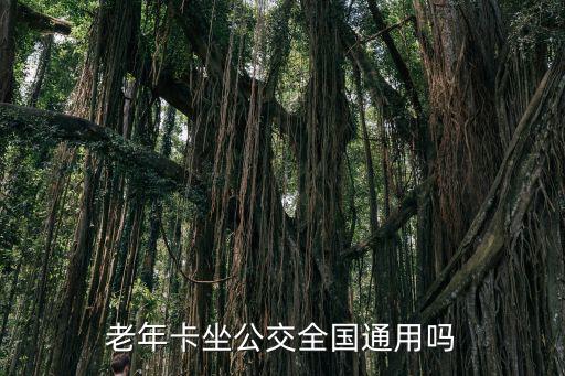 老年卡，老年卡坐公交全國通用嗎