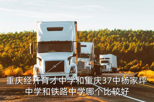 重慶經(jīng)開育才中學和重慶37中楊家坪中學和鐵路中學哪個比較好