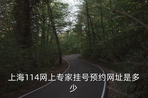 上海114網(wǎng)上專家掛號預(yù)約網(wǎng)址是多少