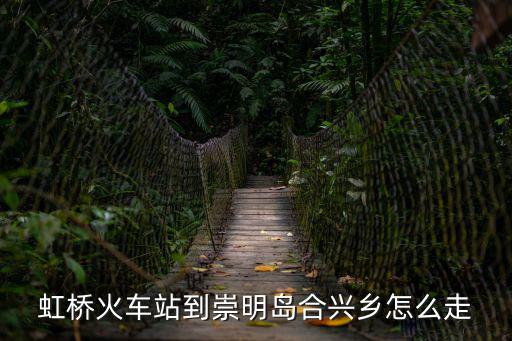 虹橋火車站到崇明島合興鄉(xiāng)怎么走