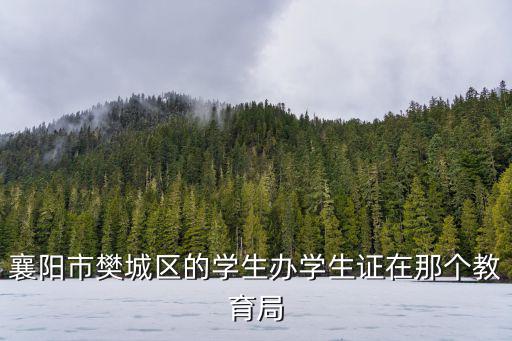 襄陽市樊城區的學生辦學生證在那個教育局