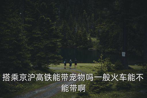 搭乘京滬高鐵能帶寵物嗎一般火車能不能帶啊