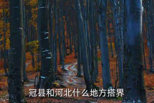 冠縣和河北什么地方搭界