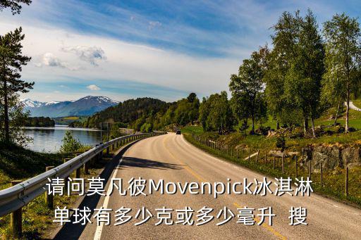 請問莫凡彼Movenpick冰淇淋單球有多少克或多少毫升  搜