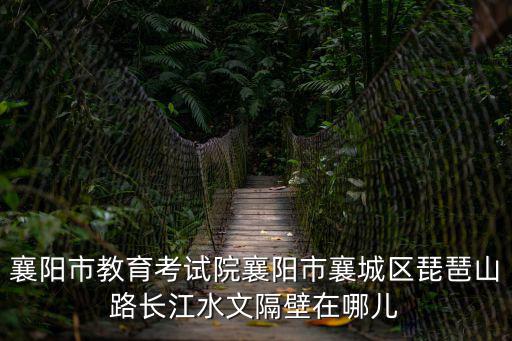 襄陽市教育考試院襄陽市襄城區琵琶山路長江水文隔壁在哪兒