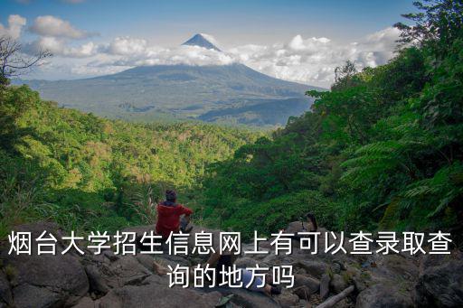 煙臺大學招生信息網，煙大招生網能查詢錄取信息了么