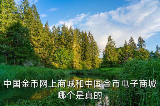 中國金幣網上商城和中國金幣電子商城哪個是真的