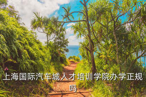 上海國(guó)際汽車(chē)城人才培訓(xùn)學(xué)院辦學(xué)正規(guī)嗎
