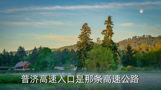 普濟高速入口是那條高速公路