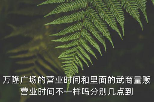 武商量販營(yíng)業(yè)時(shí)間，武商量販百步亭店的營(yíng)業(yè)時(shí)間