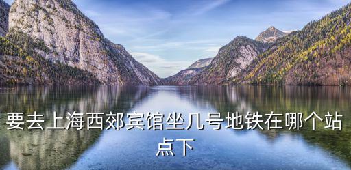 要去上海西郊賓館坐幾號(hào)地鐵在哪個(gè)站點(diǎn)下