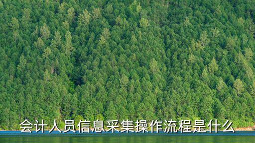 會(huì)計(jì)人員信息采集操作流程是什么