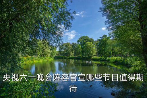 六一晚會，六一晚會節目單2022