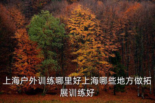 上海戶外訓(xùn)練哪里好上海哪些地方做拓展訓(xùn)練好