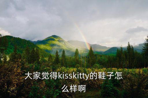 大家覺得kisskitty的鞋子怎么樣啊