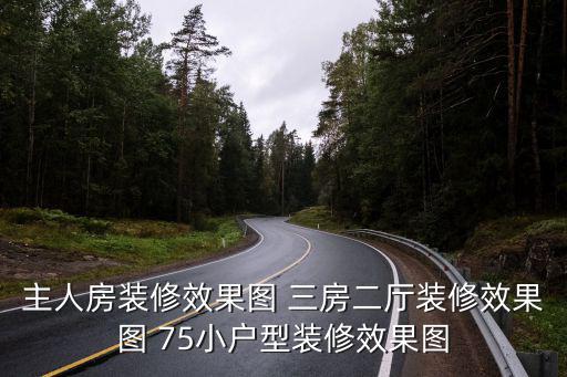 主人房裝修效果圖 三房二廳裝修效果圖 75小戶型裝修效果圖