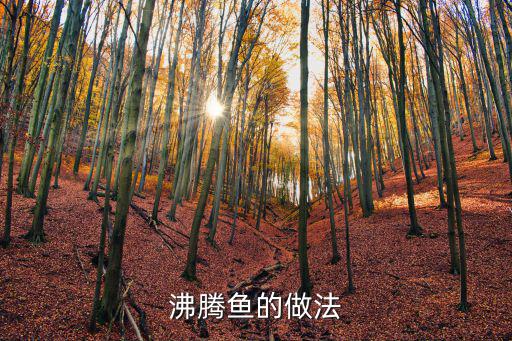 沸騰魚的做法