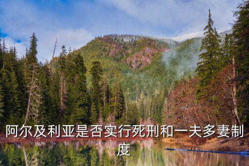 阿爾及利亞是否實行死刑和一夫多妻制度