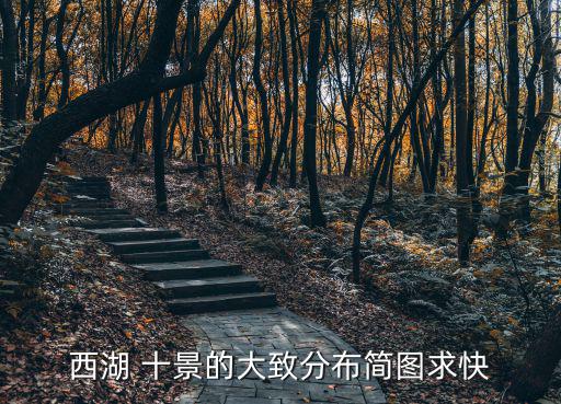 西湖 十景的大致分布簡圖求快