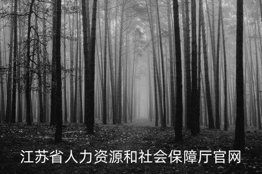 江蘇省人力資源和社會保障廳官網(wǎng)