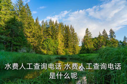 水費(fèi)人工查詢電話 水費(fèi)人工查詢電話是什么呢