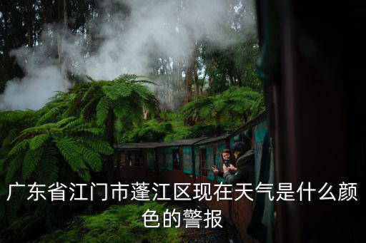 廣東省江門市蓬江區現在天氣是什么顏色的警報