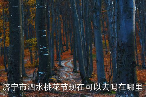 泗水桃花節(jié)，濟寧市泗水桃花節(jié)現(xiàn)在可以去嗎在哪里