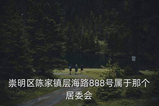 崇明區陳家鎮層海路888號屬于那個居委會
